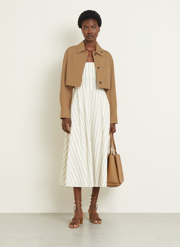 Max Mara Cropped-Jacke SMALTO BRAUN