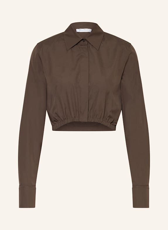 Max Mara Shirt blouse ANGIO DARK BROWN