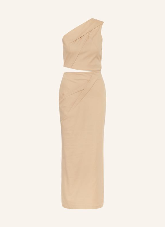 Max Mara One-Shoulder-Kleid NIEVO HELLBRAUN