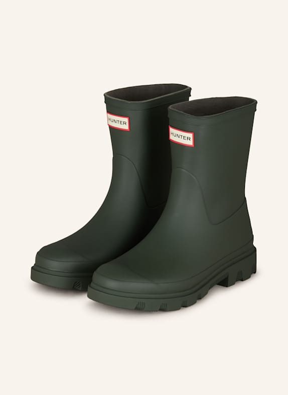 HUNTER Gummistiefel WOMENS DOWNPOUR OLIV