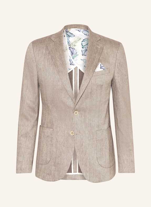 PAUL Anzugsakko Slim Fit von Leinen 820 Brown