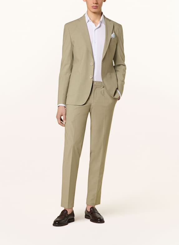 PAUL Spodnie garniturowe slim fit 720 Pistachio