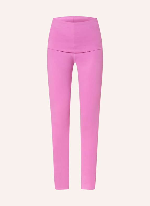adidas by Stella McCartney Legginsy ADIDAS BY STELLA MCCARTNEY ROLLTOP SPLITCUFF RÓŻOWY