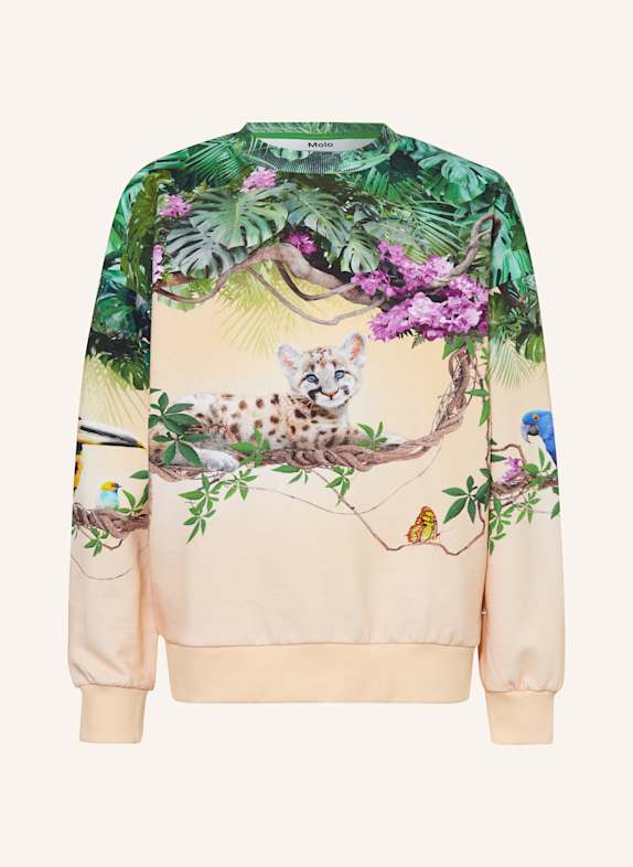 molo Bluza nierozpinana JASNOPOMARAŃCZOWY/ ZIELONY/ LILA