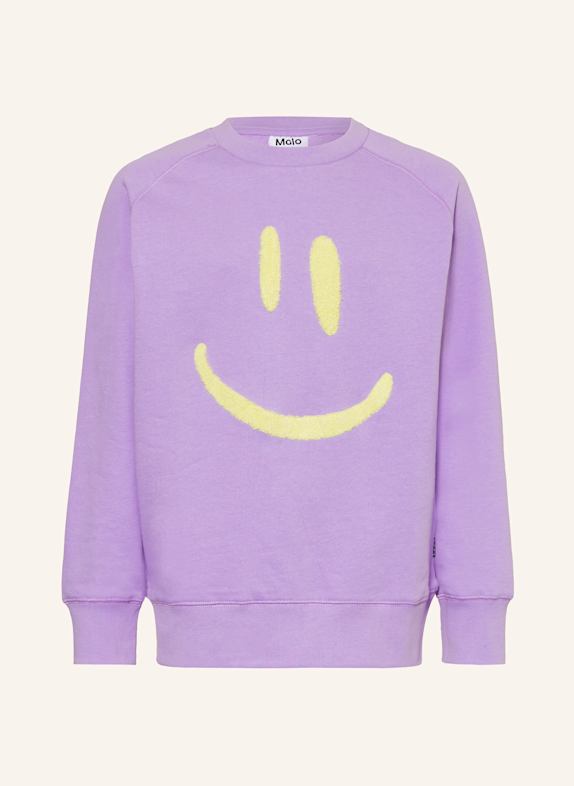 molo Bluza nierozpinana JASNOFIOLETOWY/ ŻÓŁTY