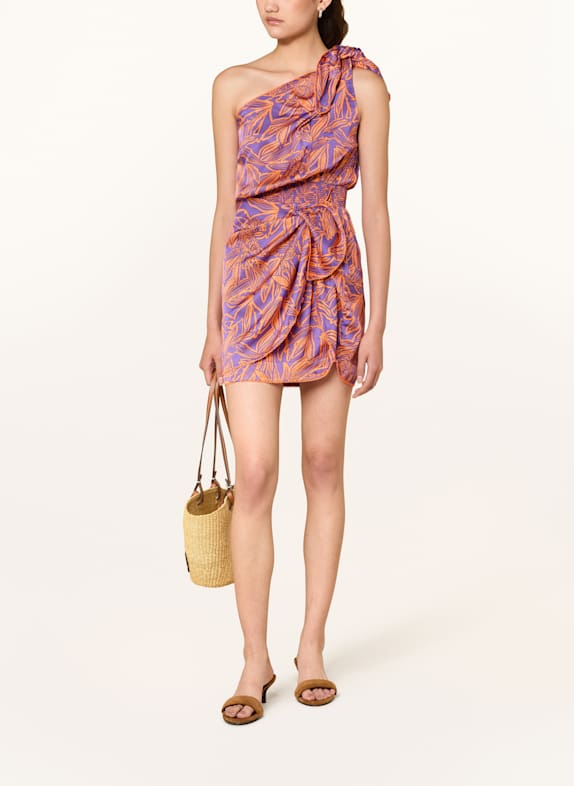 Poupette St Barth Strandkleid CELIE LILA/ ORANGE