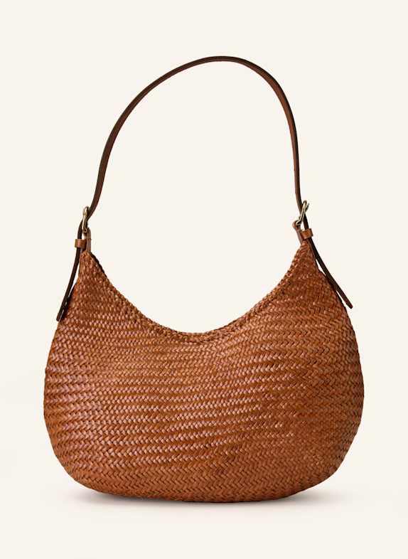 DRAGON DIFFUSION Hogo-Bag LUNA MEZZA MEDIUM BROWN