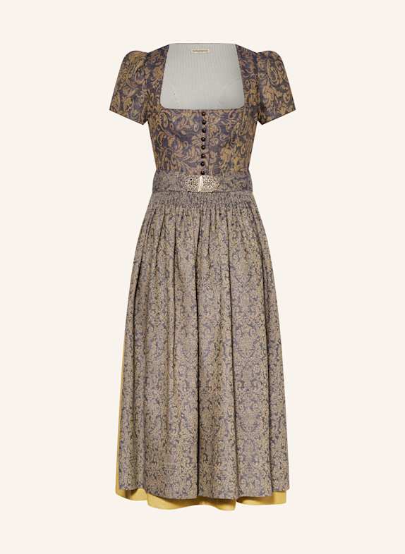 Gottseidank Dirndl TILDA DUNKELGELB/ DUNKELBLAU