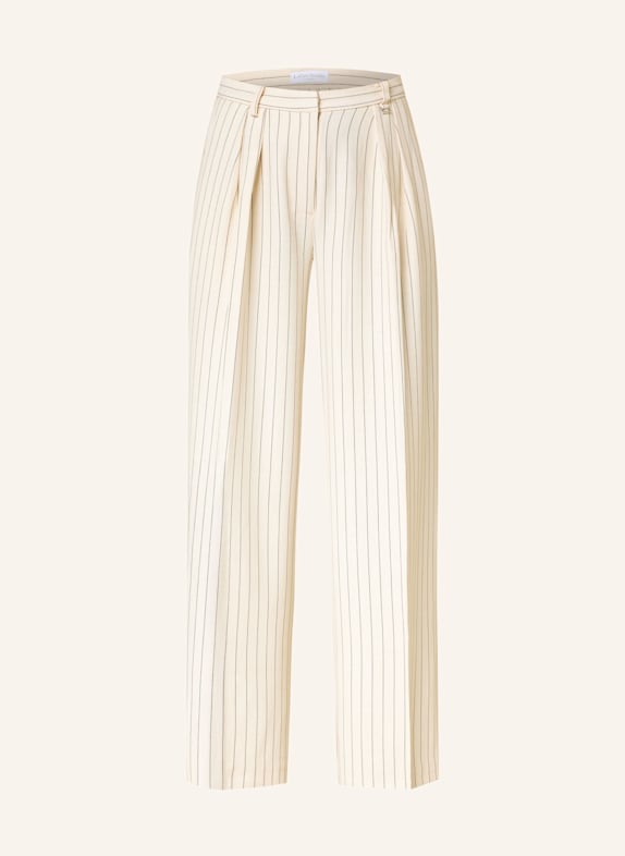 LeGer Studio Marlenehose ELAINE ECRU/ SCHWARZ