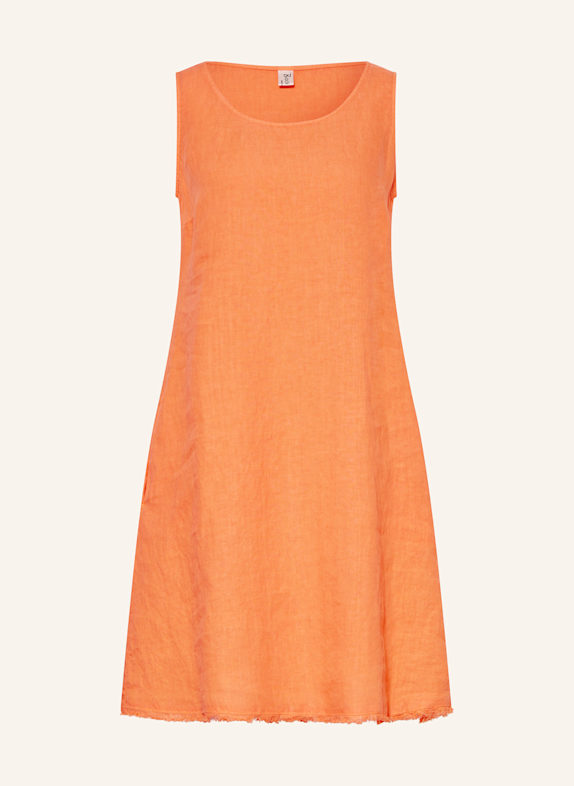 Backstage Leinenkleid ORANGE