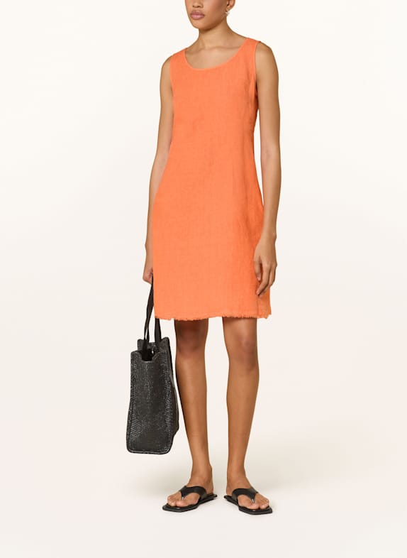 Backstage Leinenkleid ORANGE