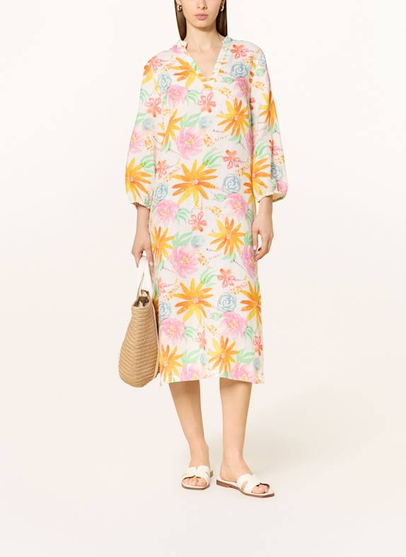 Backstage Leinenkleid IMOGEN mit 3/4-Arm 9260 summer flower