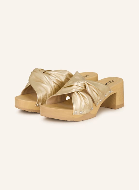 SOFTCLOX Clogs HORTENSIA GOLD