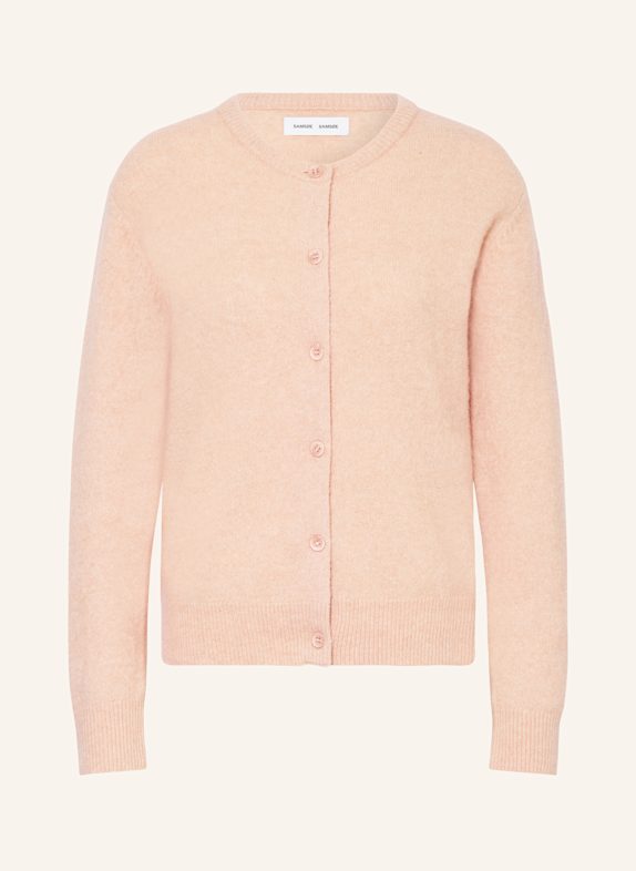 SAMSØE  SAMSØE Strickjacke NOR mit Alpaka HELLROSA