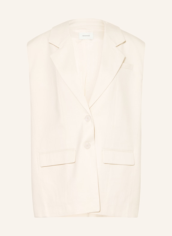 GESTUZ Blazerweste GZSEAVER CREME