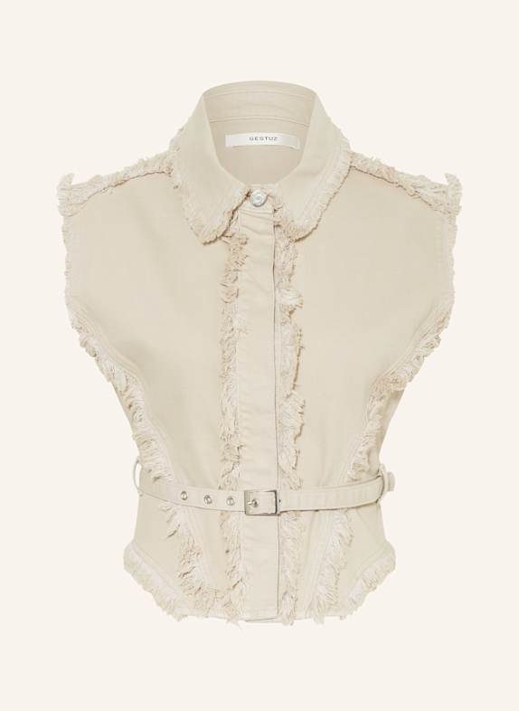 GESTUZ Jeansbluse GZCATIA BEIGE