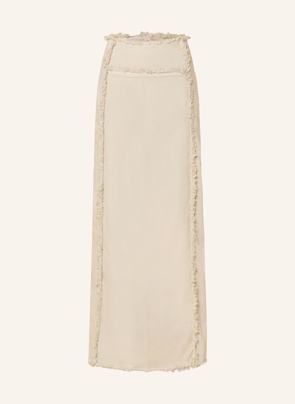 GESTUZ Denim skirt GZCATIA BEIGE