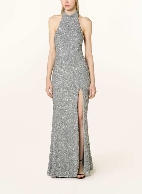 Hey Kyla Abendkleid aus Pailletten BLAUGRAU