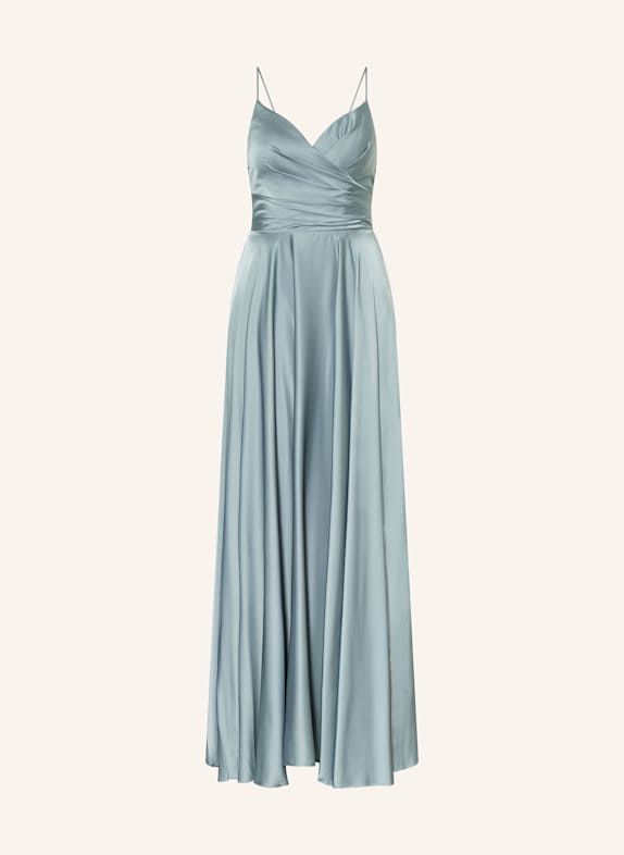 Hey Kyla Abendkleid aus Satin BLAUGRAU