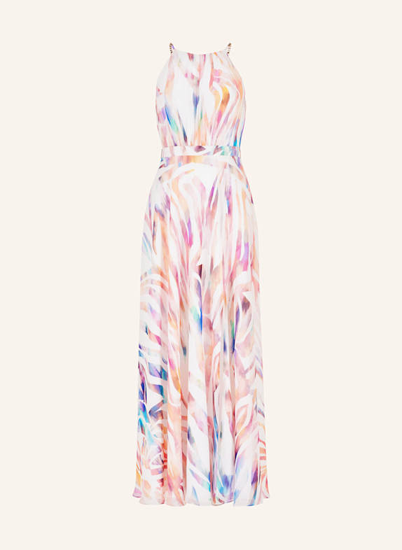 SWING Abendkleid ECRU/ LILA/ ROSÉGOLD