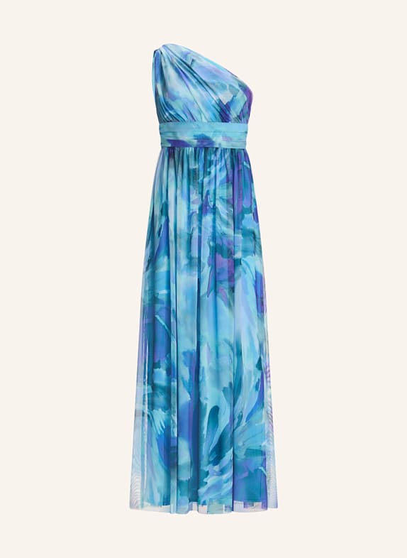 SWING Abendkleid aus Mesh BLAU/ HELLBLAU/ PETROL