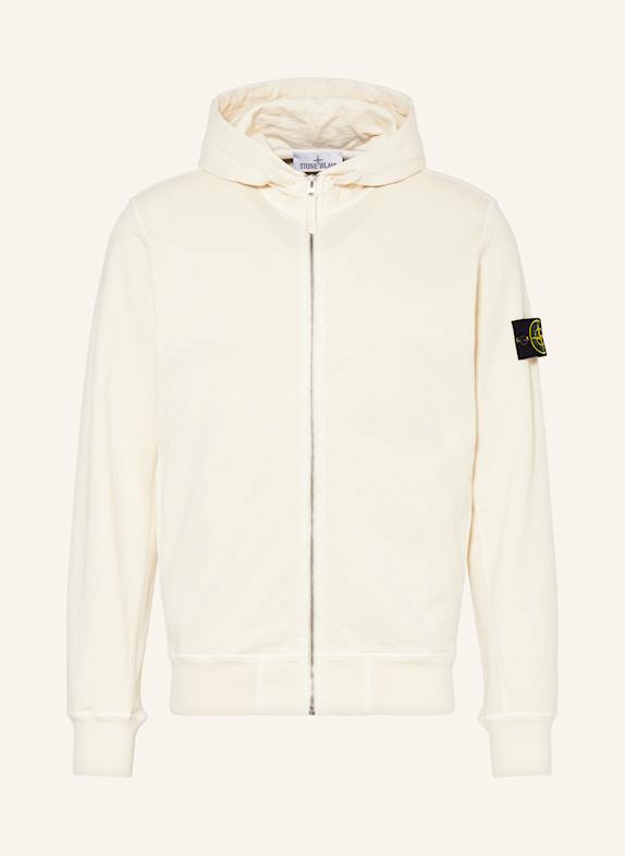 STONE ISLAND Sweatjacke CREME
