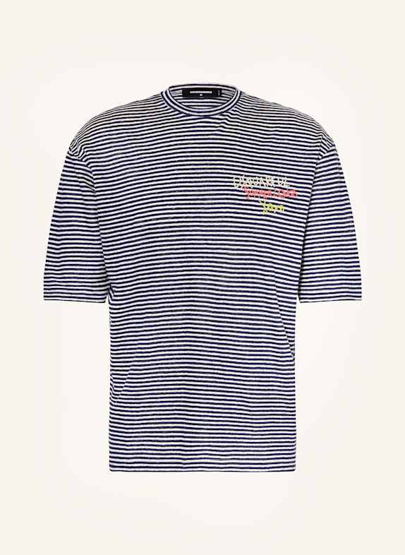 DSQUARED2 T-shirt BLUE/ WHITE