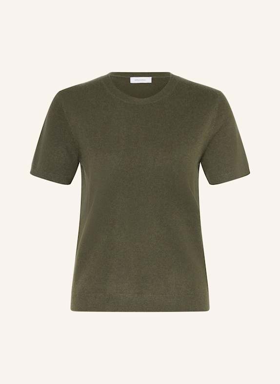 darling harbour Strickshirt aus Cashmere dunkeloliv