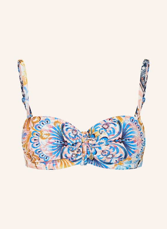 CYELL Bügel-Bikini-Top CLASSIC FUSION WEISS/ BLAU/ GELB