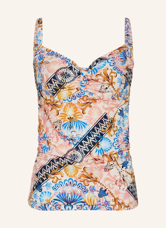 CYELL Bügel-Tankini-Top CLASSIC FUSION HELLGELB/ NUDE/ BLAU