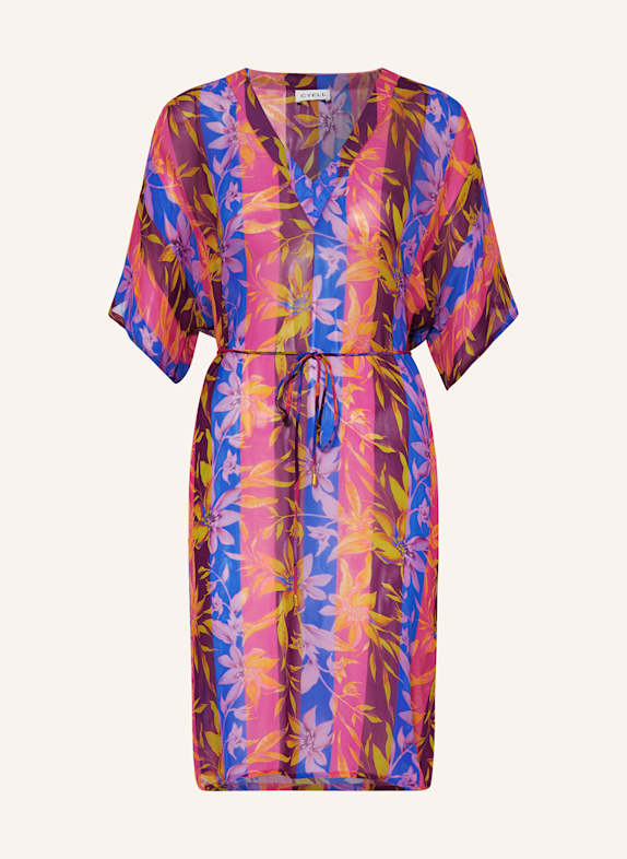 CYELL Strandkleid MALDANO FUCHSIA/ DUNKELLILA/ GELB