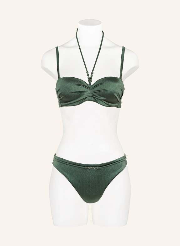 CYELL Dół od bikini basic TRASURE GREEN ZIELONY