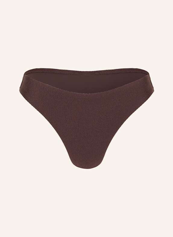 CYELL Brazilian-Bikini-Hose WAVY BROWN DUNKELROT