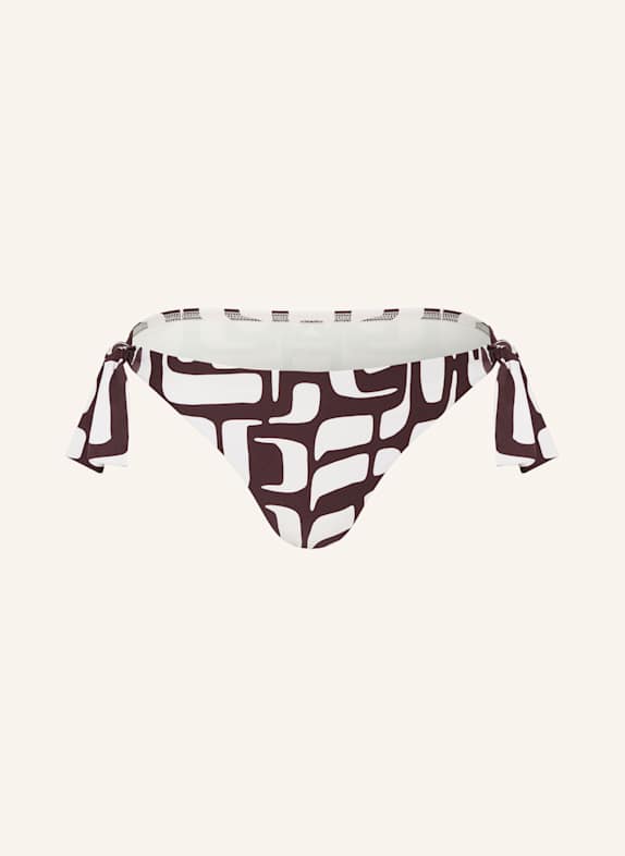 CYELL Triangel-Bikini-Hose ETERNAL WEISS/ DUNKELBRAUN