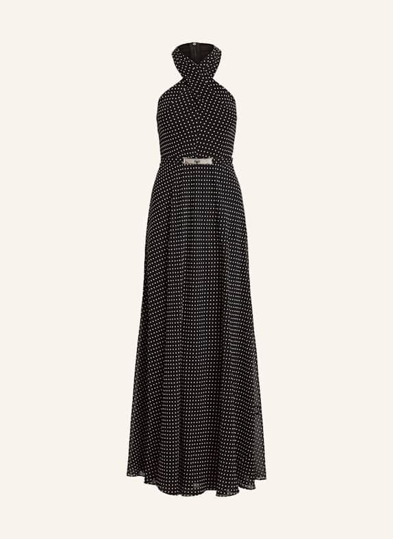 LAUREN RALPH LAUREN Abendkleid SCHWARZ/ ECRU