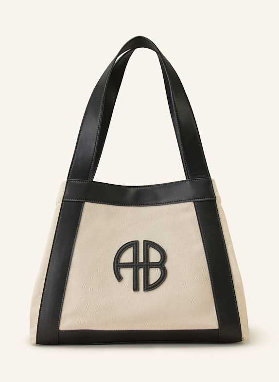 ANINE BING Shopper CARA ECRU/ SCHWARZ