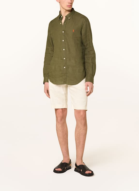 POLO RALPH LAUREN Linnen hemd Slim Fit OLIJF