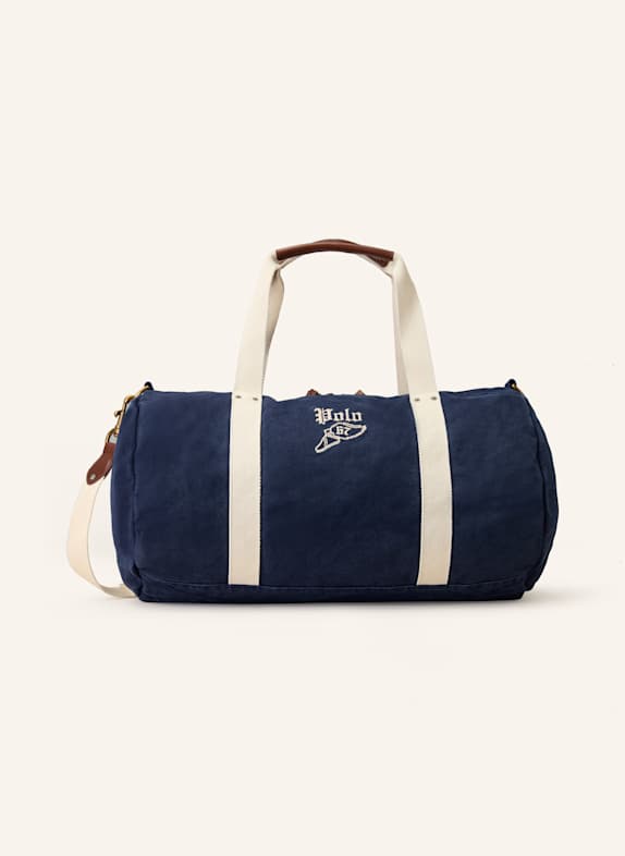 POLO RALPH LAUREN Travel bag MEDIUM DARK BLUE/ CREAM