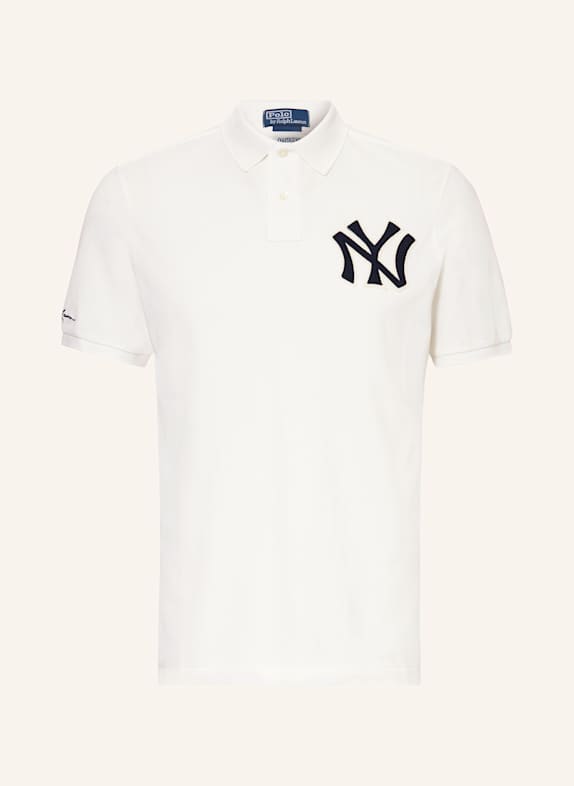 POLO RALPH LAUREN Piqué-Poloshirt YANKEES WEISS