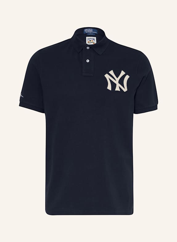 POLO RALPH LAUREN Piqué-Poloshirt YANKEES DUNKELBLAU