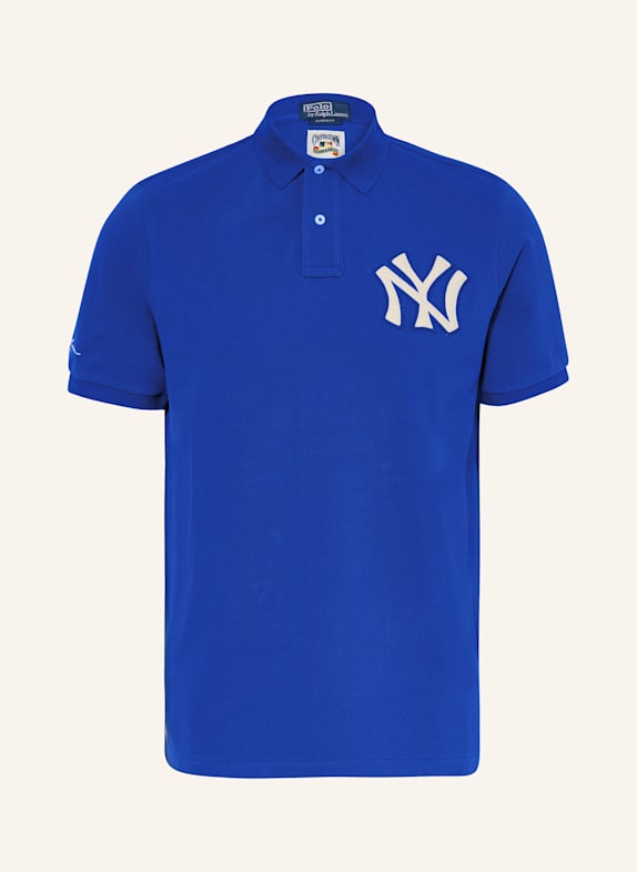 POLO RALPH LAUREN Piqué-Poloshirt YANKEES BLAU