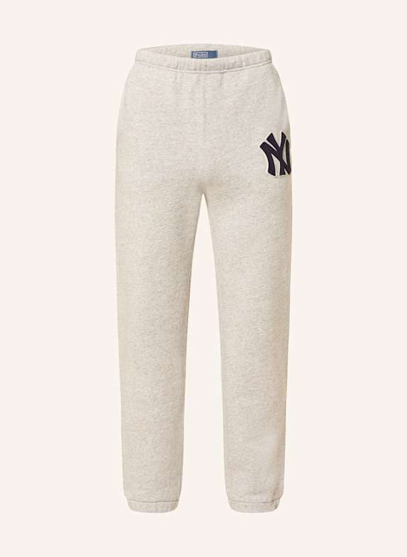 POLO RALPH LAUREN Spodnie dresowe YANKEES SZARY