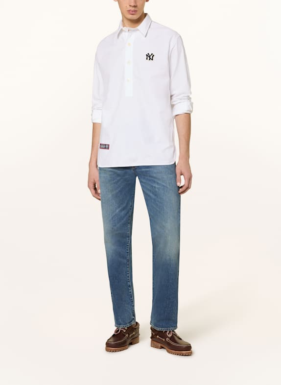 POLO RALPH LAUREN Overhemd YANKEES FIELDERPO Comfort Fit WIT