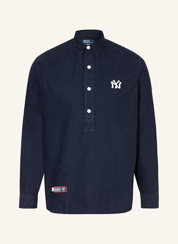 POLO RALPH LAUREN Koszula YANKEES FIELDERPO comfort fit GRANATOWY