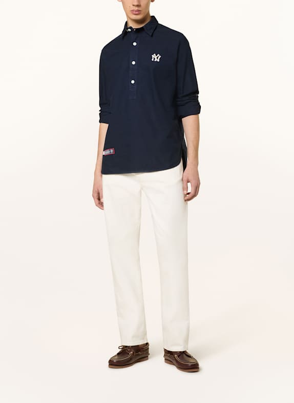 POLO RALPH LAUREN Overhemd YANKEES FIELDERPO Comfort Fit DONKERBLAUW