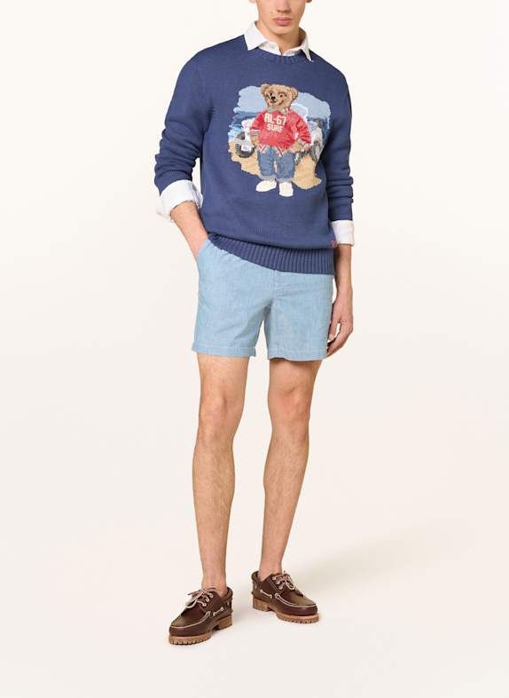 POLO RALPH LAUREN Shorts Classic Fit BLAUW