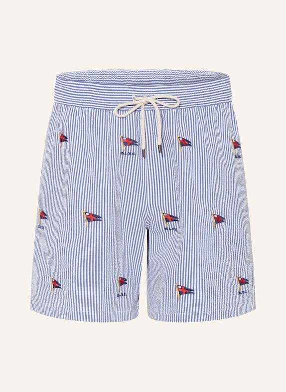 POLO RALPH LAUREN Badeshorts WEISS/ BLAU/ ROT