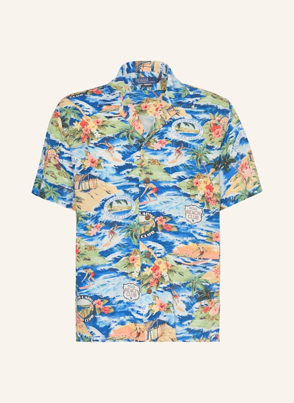 POLO RALPH LAUREN Koszula z klapami classic fit NIEBIESKI/ ZIELONY/ CZERWONY
