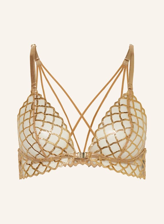 LIVY CARTER triangle bra GOLD