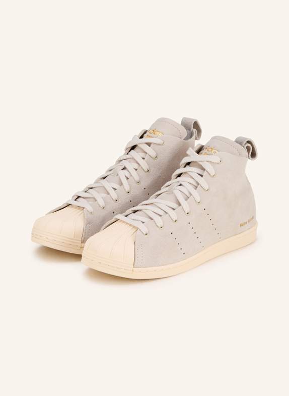 adidas Originals Wysokie sneakersy WB SUPERSTAR JASNOCZARY/ ECRU